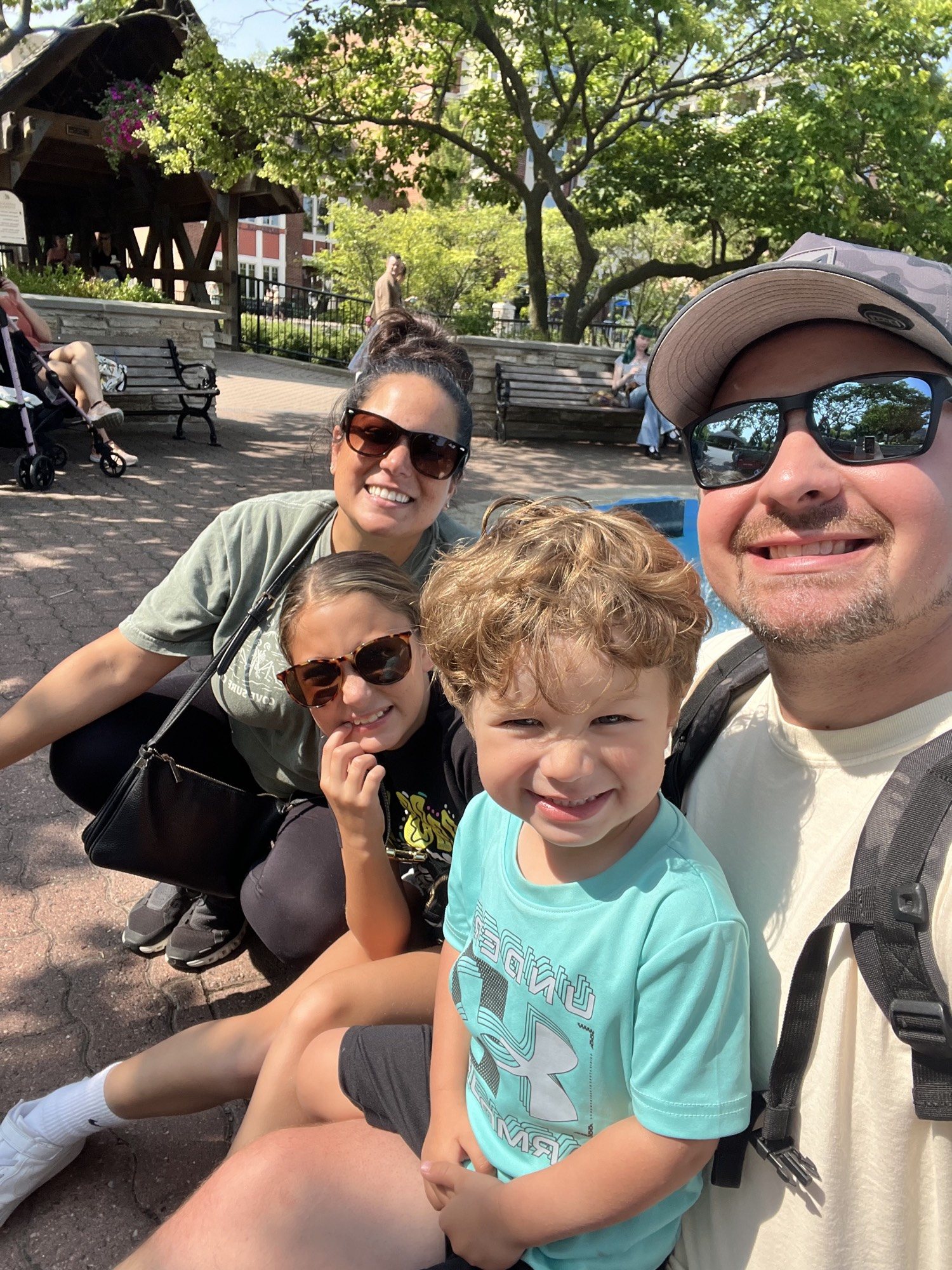 Stefanie, Ava, Kole, and Tyler